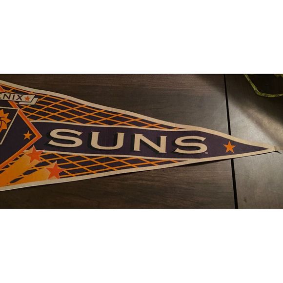 Vintage‎ NBA Basketball Phoenix Suns Basketball Pennant Official License - Picture 3 of 8